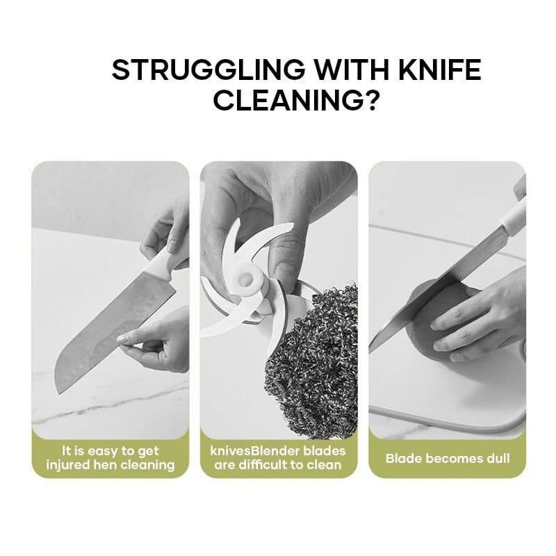 4 in 1 Multifunctional Knife Cleaning Brush