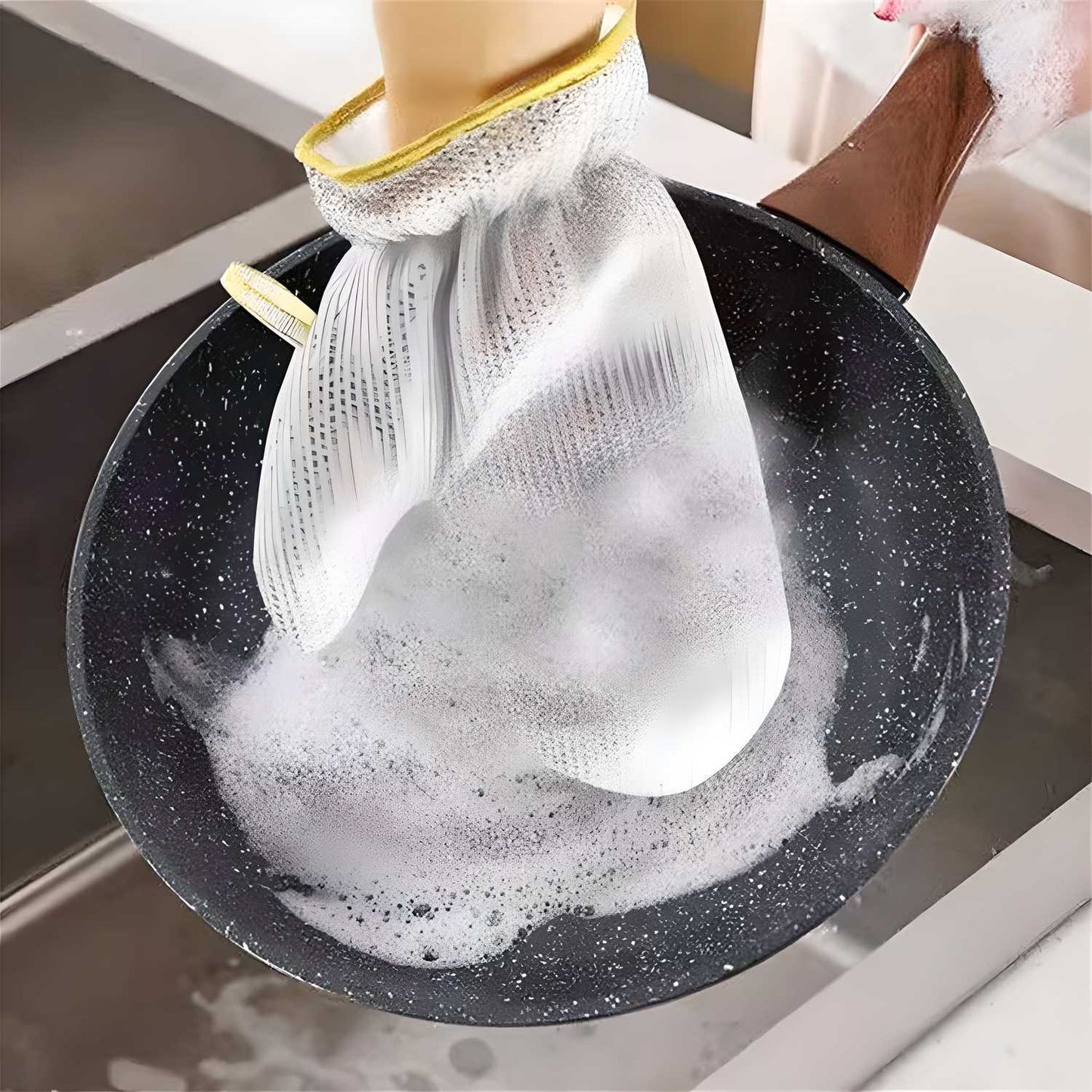 Reusable Kitchen Gloves For Washing Dishes Wiping Pots