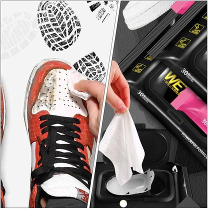 Sneaker & Shoe Cleaner Wipes(1 Packs of 80)