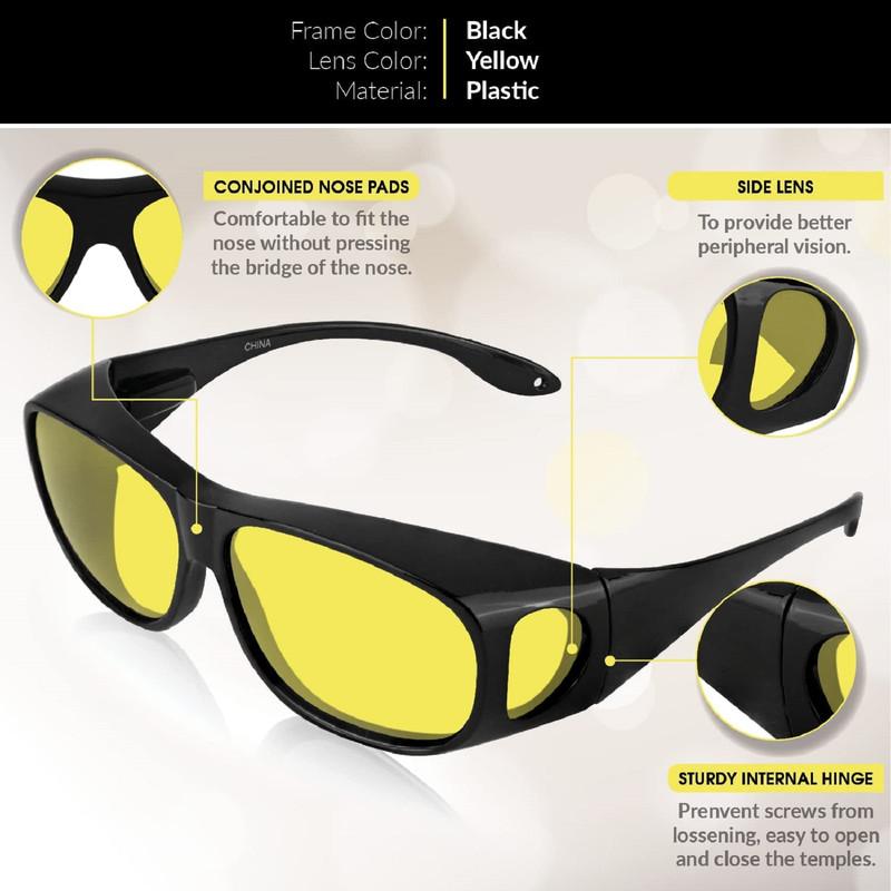 Day & Night HD Vision Wrap Around Goggles